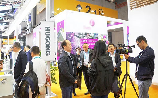 江蘇常州衛(wèi)視拍攝滬工意大利CEA展位 江蘇常州衛(wèi)視拍攝滬工意大利CEA展位